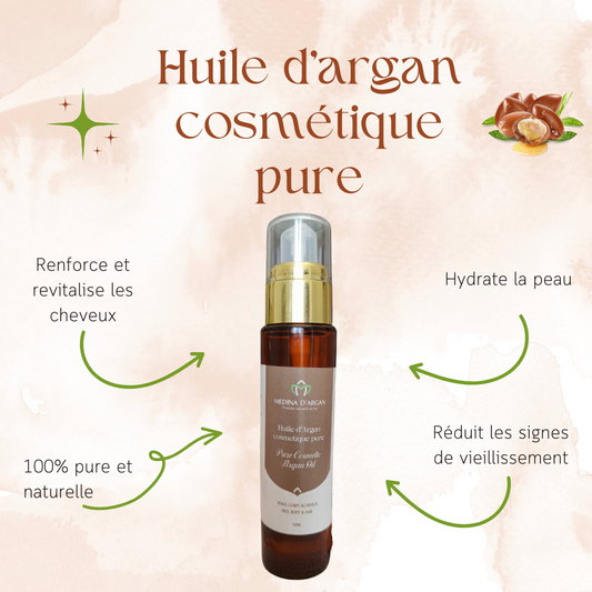 Huile d'Argan cosmétique pure